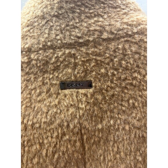 DKNY Women Alpaca/Wool Fuzzy Coat. - Picture 5 of 7